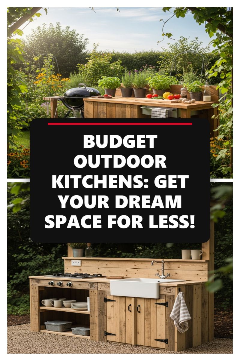 BUDGET OUTDOOR KITCHENS: GET YOUR DREAM SPACE FOR LESS!