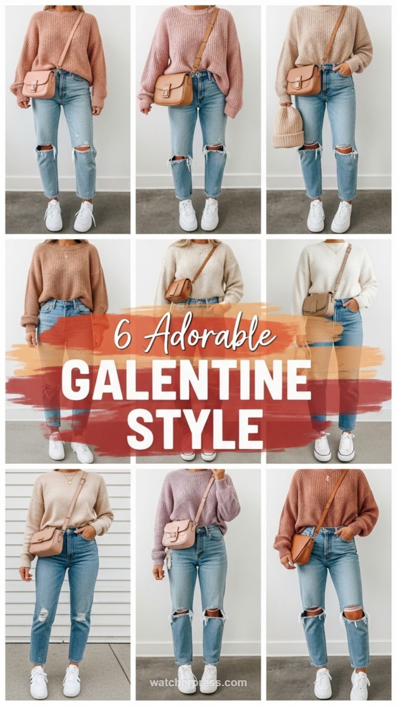 Casual Chic: 6 Adorable Galentine Style Ideas