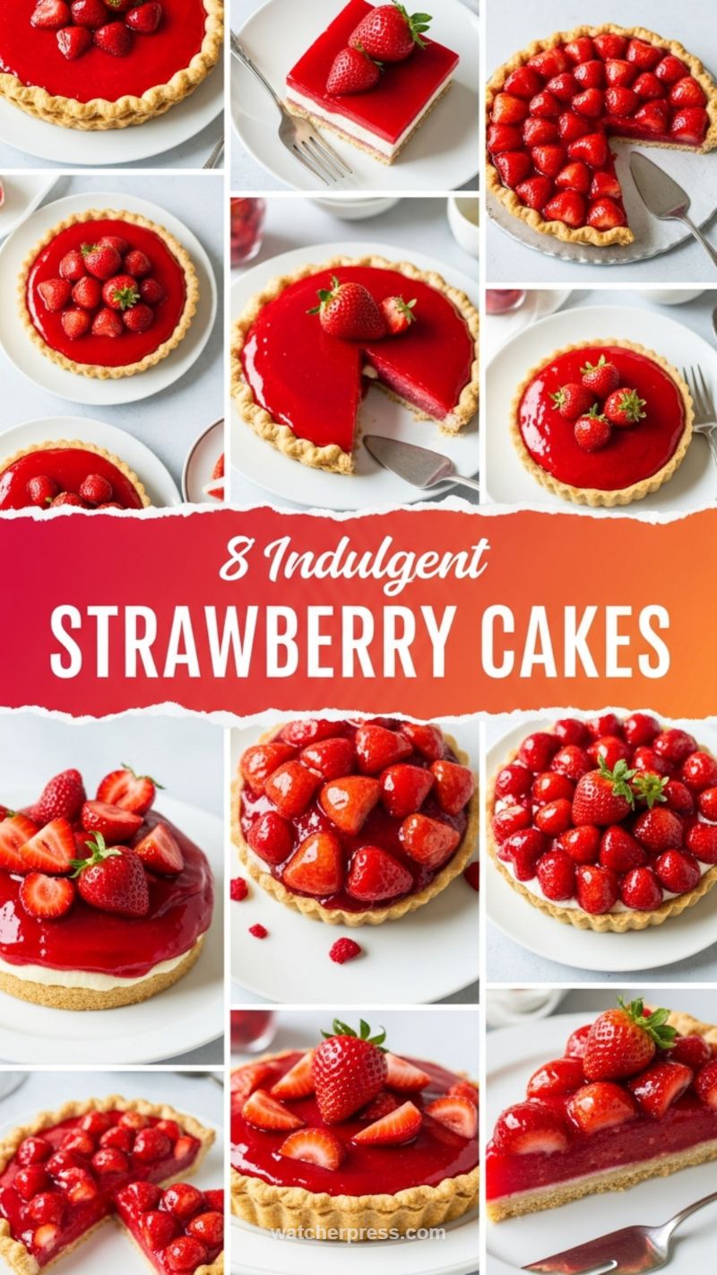 Celebration Feasts: Indulgent Strawberry Cakes
