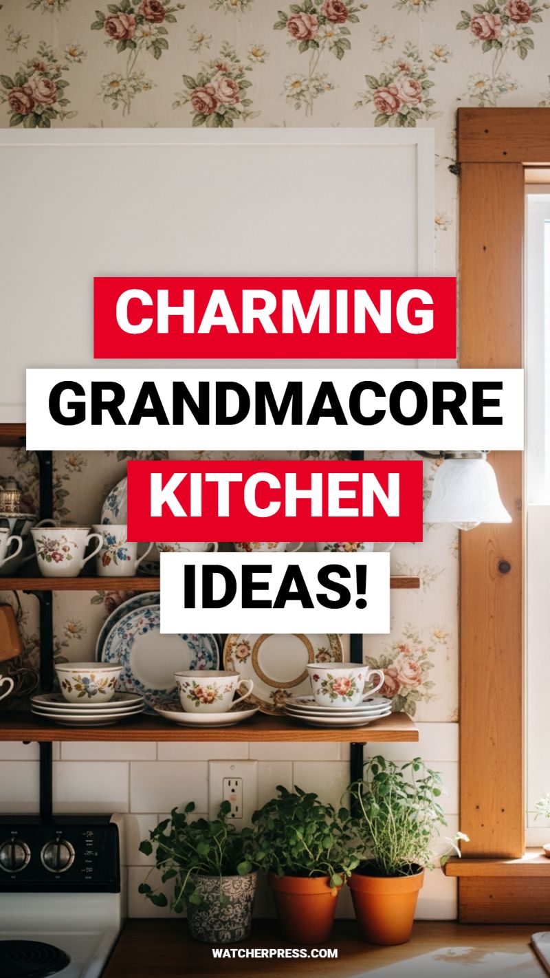 CHARMING GRANDMACORE KITCHEN IDEAS!