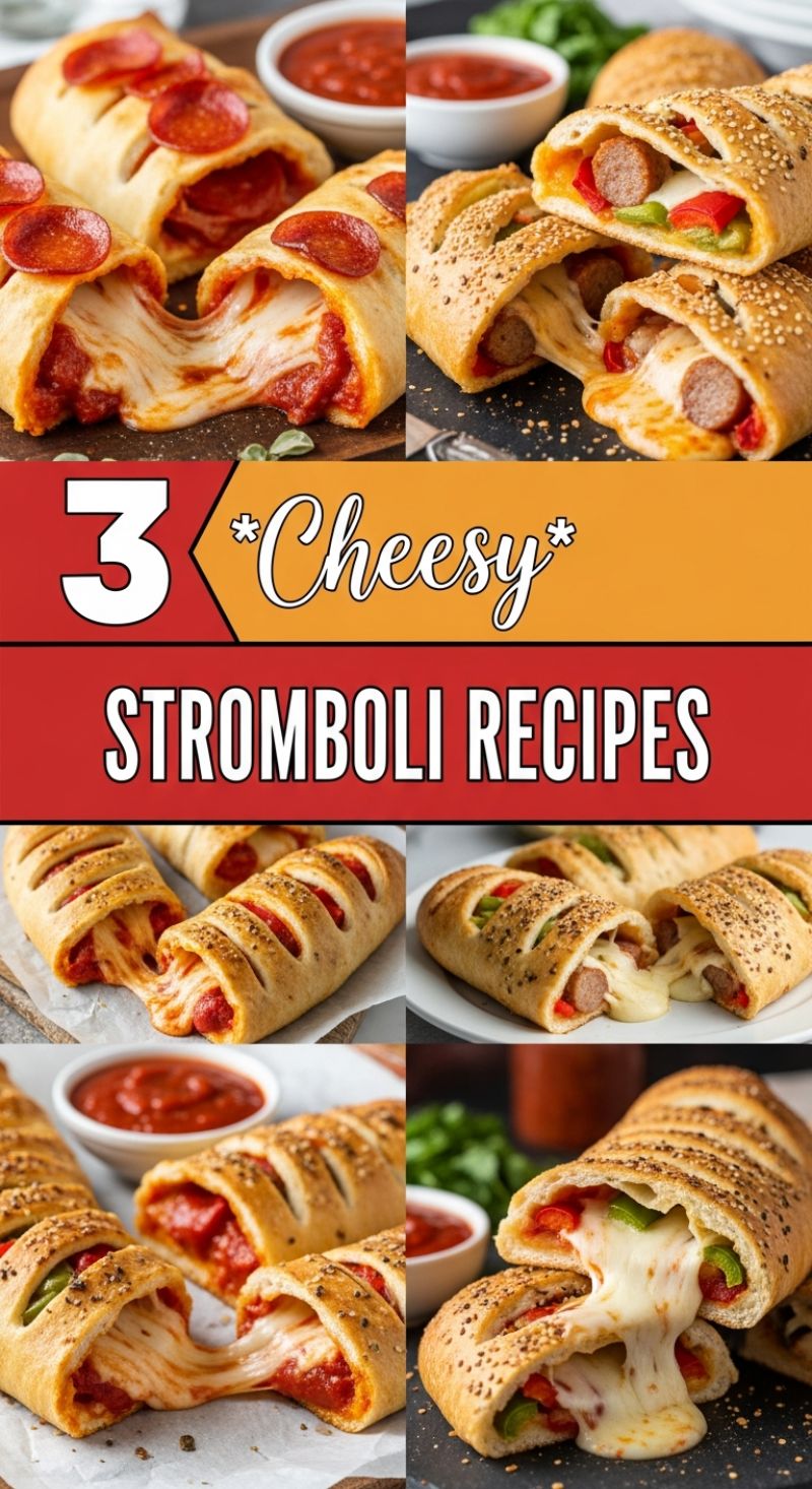 Cheesy & Satisfying Stromboli Recipes