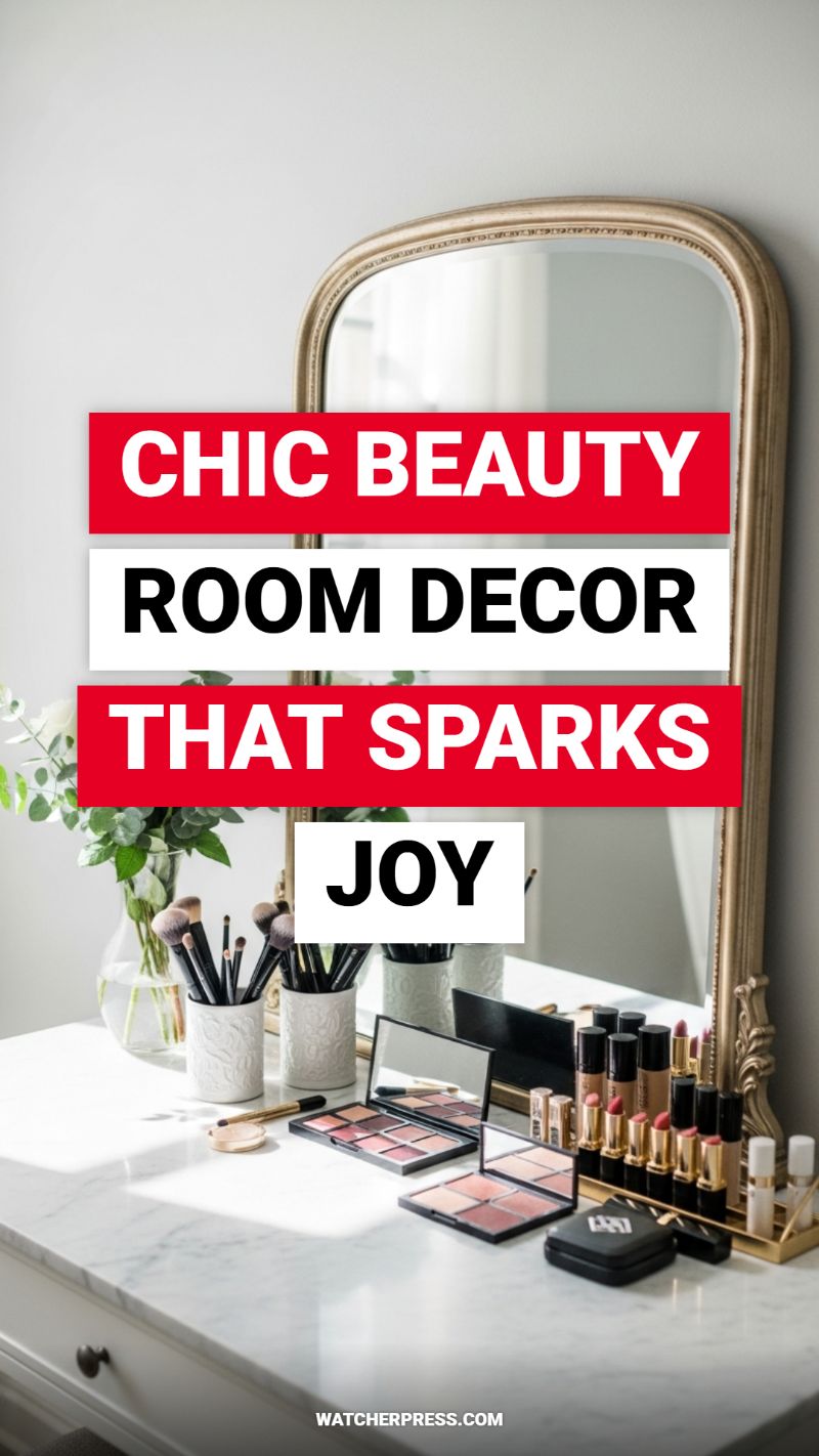 CHIC BEAUTY ROOM DECOR THAT SPARKS JOY