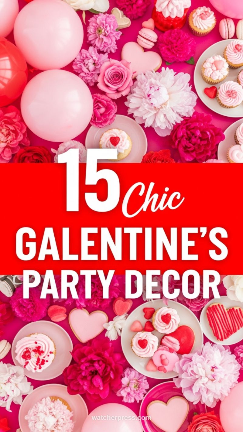 Chic Pink & Red Dessert Display Inspiration