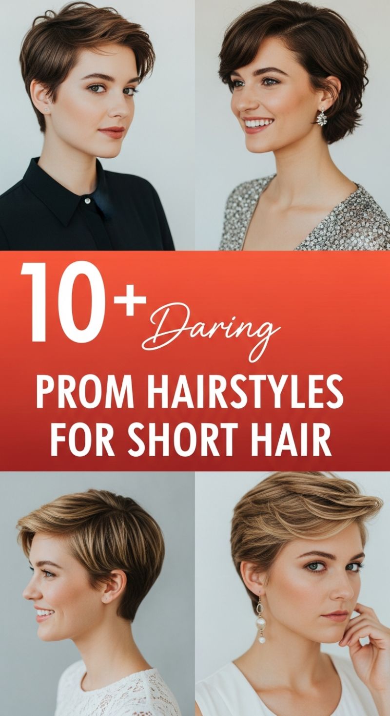 Chic Pixie & Textured Crop Prom Looks