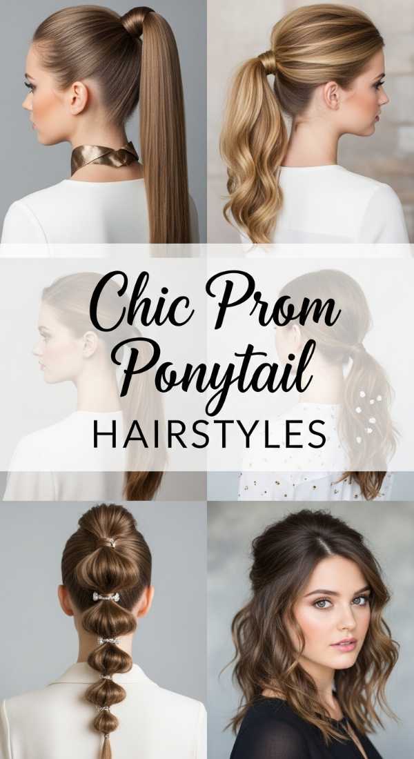 Chic Prom Ponytail Hairstyles