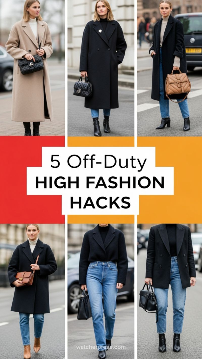 City Chic: 5 Off-Duty High Fashion Hacks