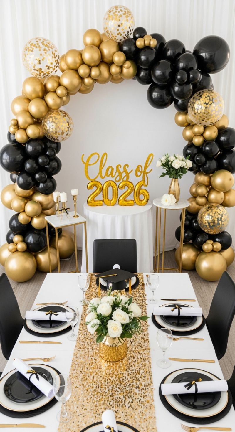 Class of 2026: Black and Gold Graduation Celebration