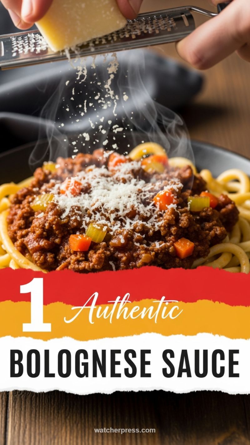 Classic Romance: 1 Authentic Bolognese Sauce