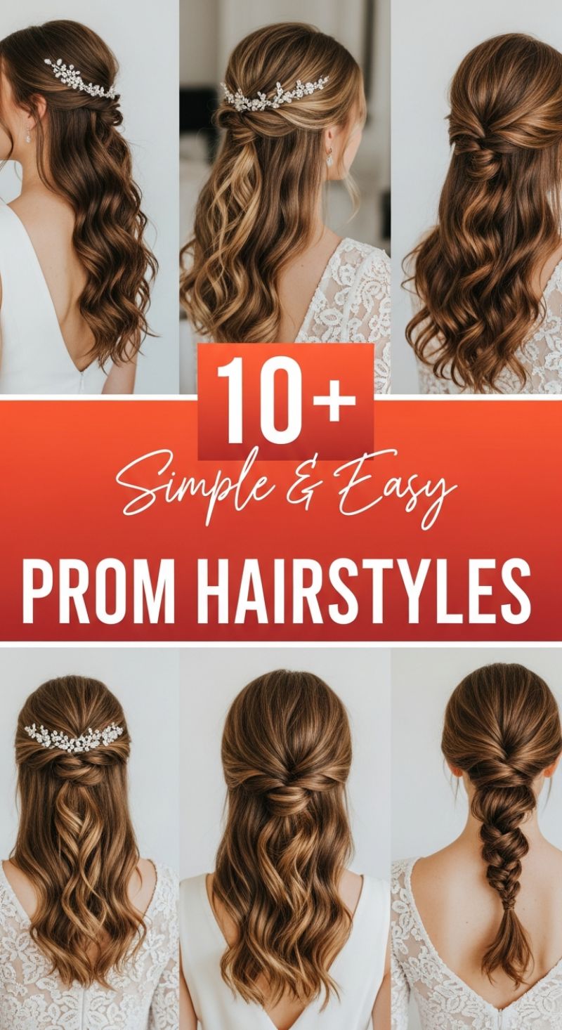 Classic Wavy Half-Up Styles & Braids