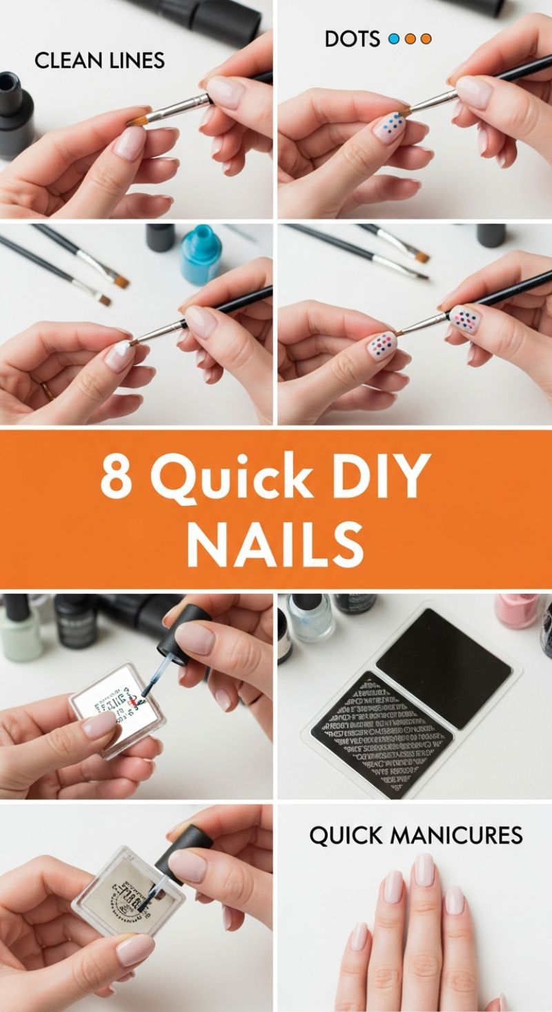 Clean Lines and Charming Dots: Quick DIY Techniques