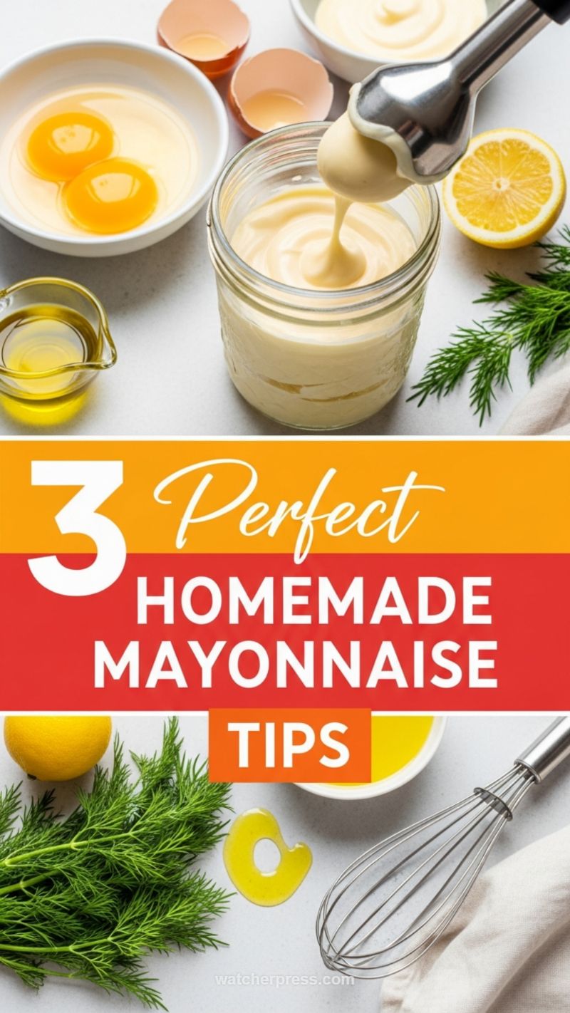 Condiment Innovation: Perfect Homemade Mayonnaise Tips