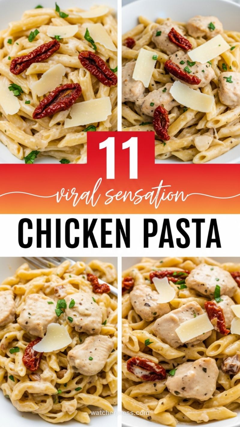 Cooking 11 Viral Sensation Chicken Pasta