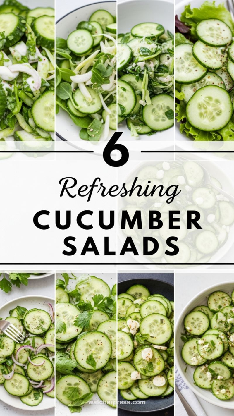 Cool & Crisp: Refreshing Cucumber Salads