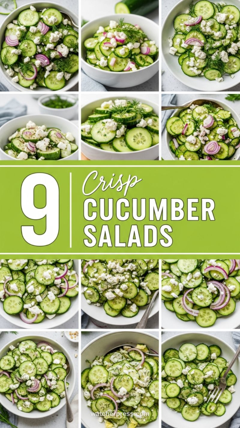 Cool & Refreshing: Crisp Cucumber Salads