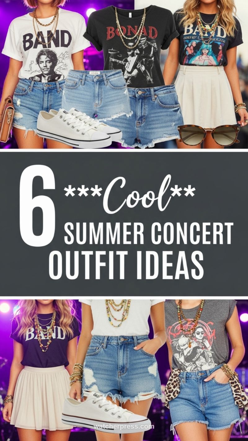 Cool Summer Concert Outfit Ideas