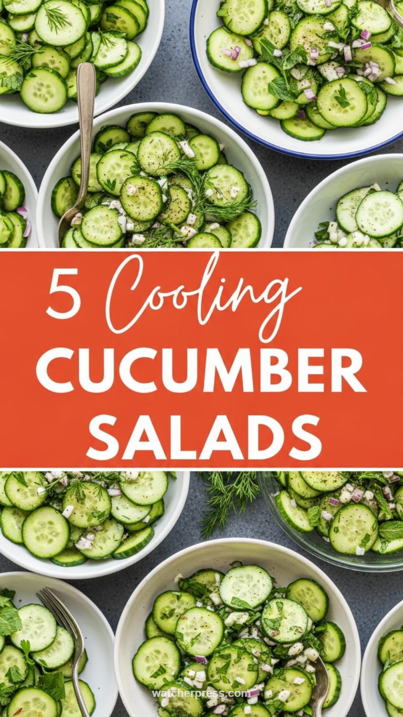 Cooling Cucumber Salads: Refreshing & Light