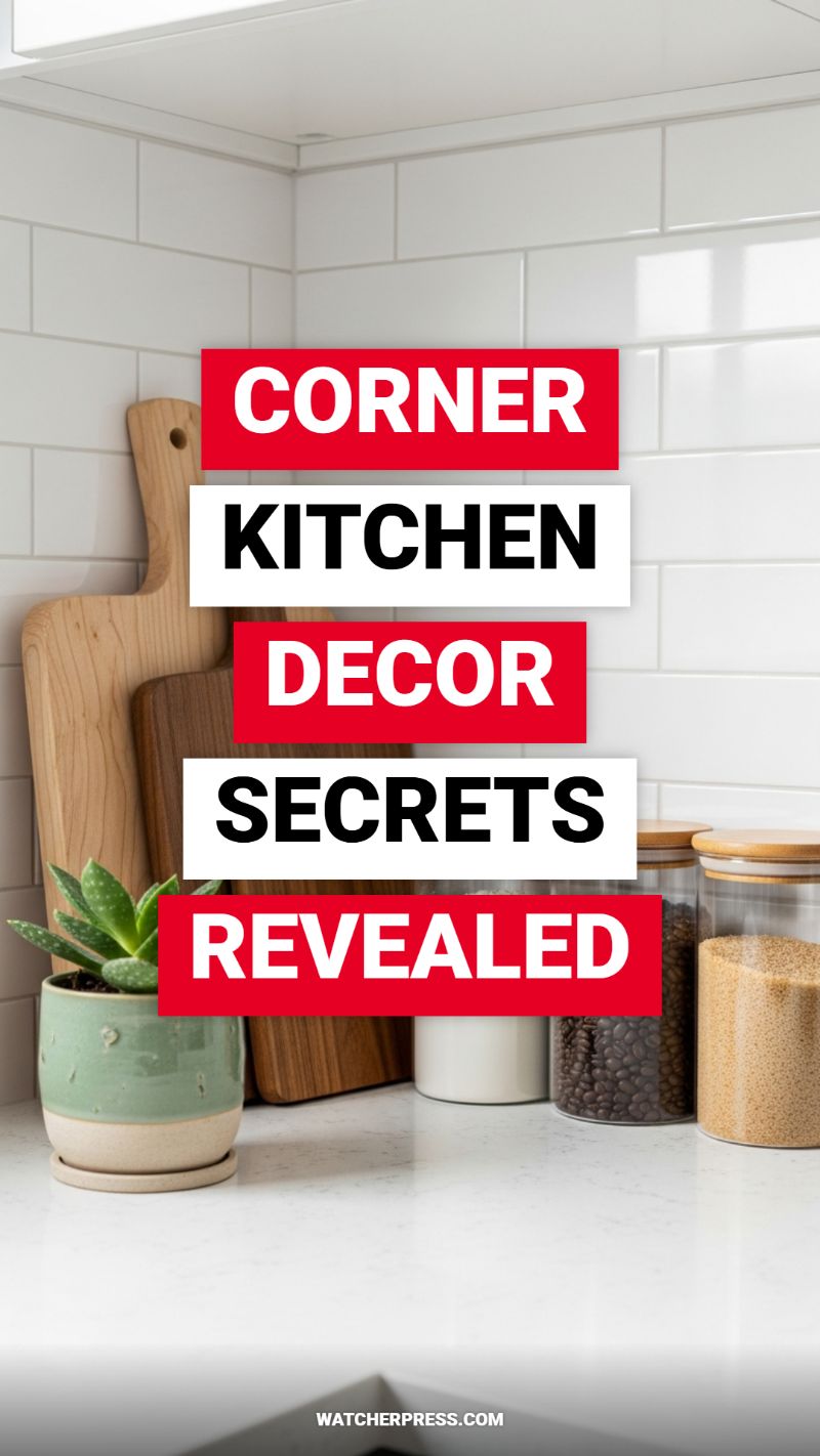 CORNER KITCHEN DECOR SECRETS REVEALED