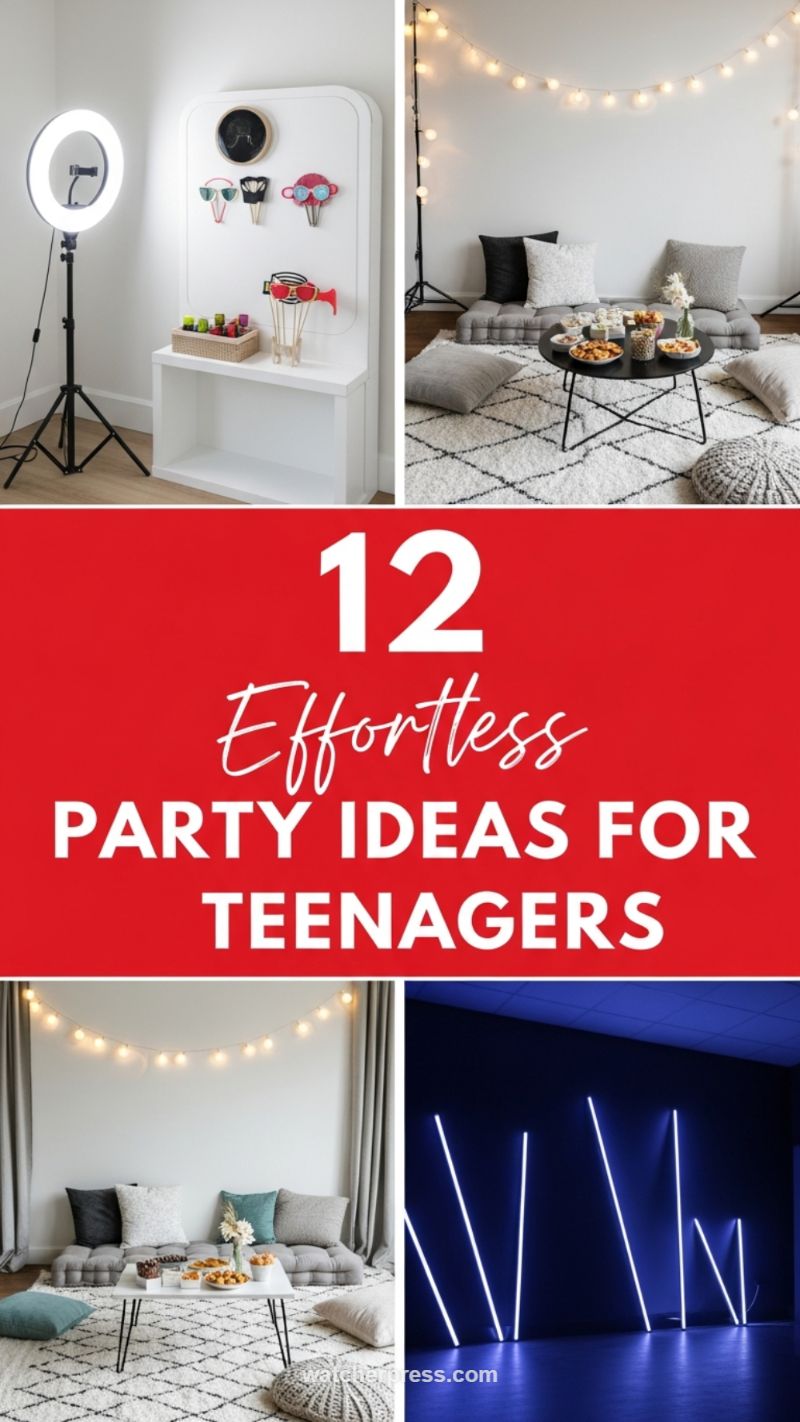 Cozy, Effortless Evening Teen Gathering