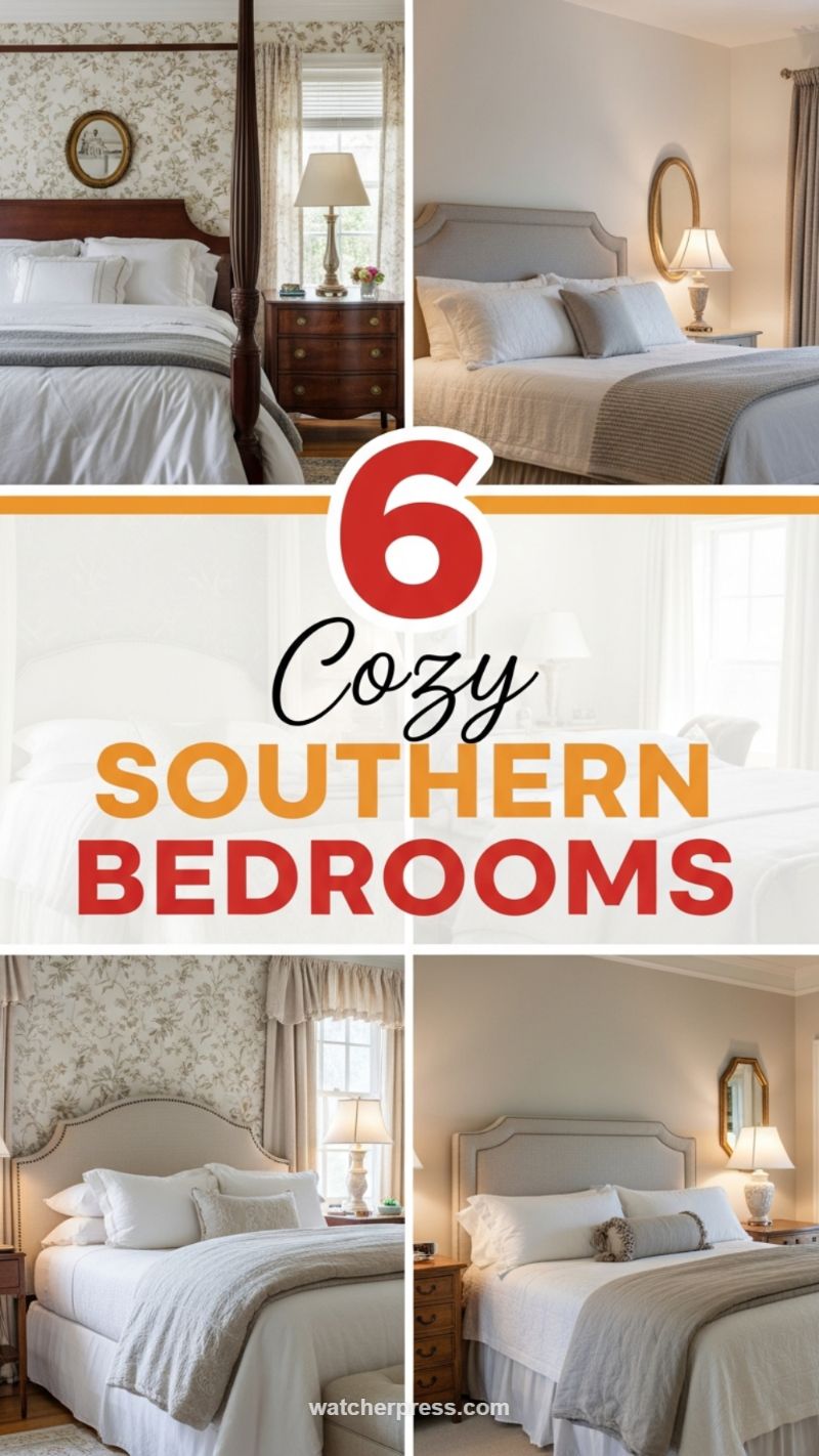 Cozy Southern Bedroom Retreats