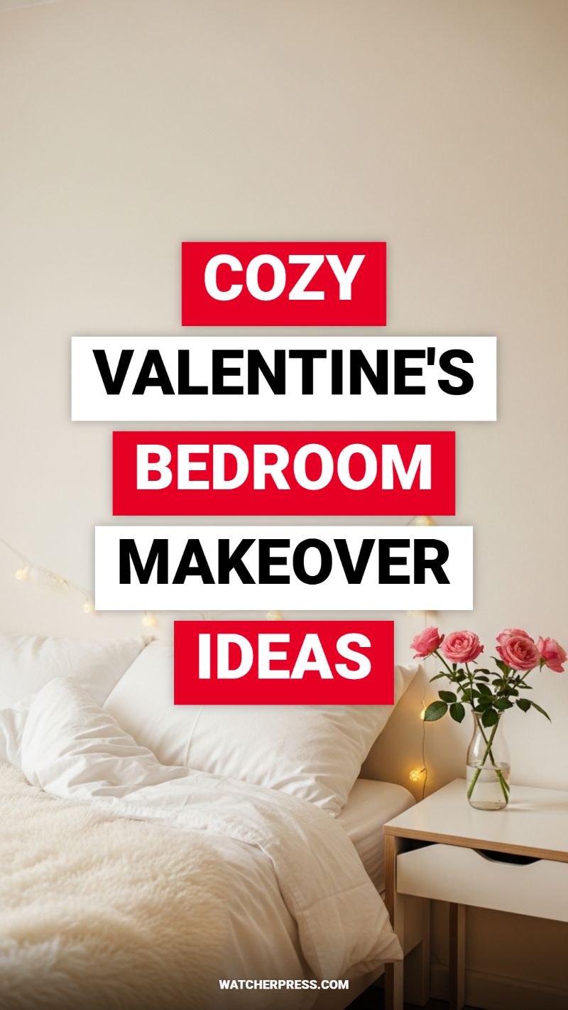 COZY VALENTINE'S BEDROOM MAKEOVER IDEAS