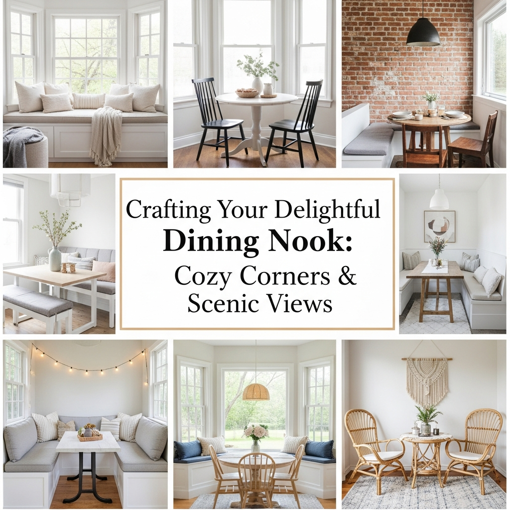 Crafting Your Delightful Dining Nook: Cozy Corners & Scenic Views