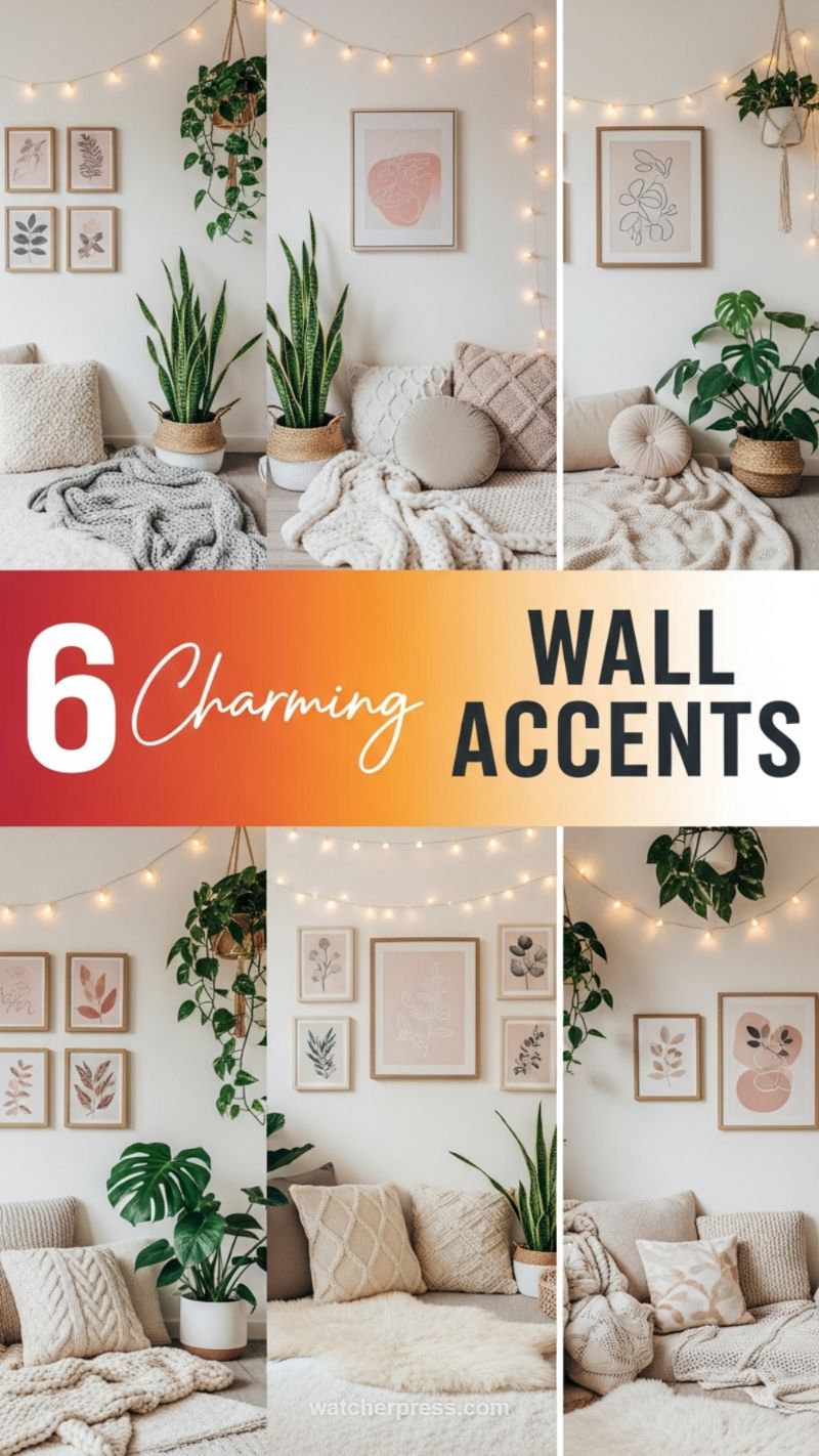 Creating Coziness with Wall Accents: Gallery Walls and Biophilic Design (6 Charming Wall Accents)