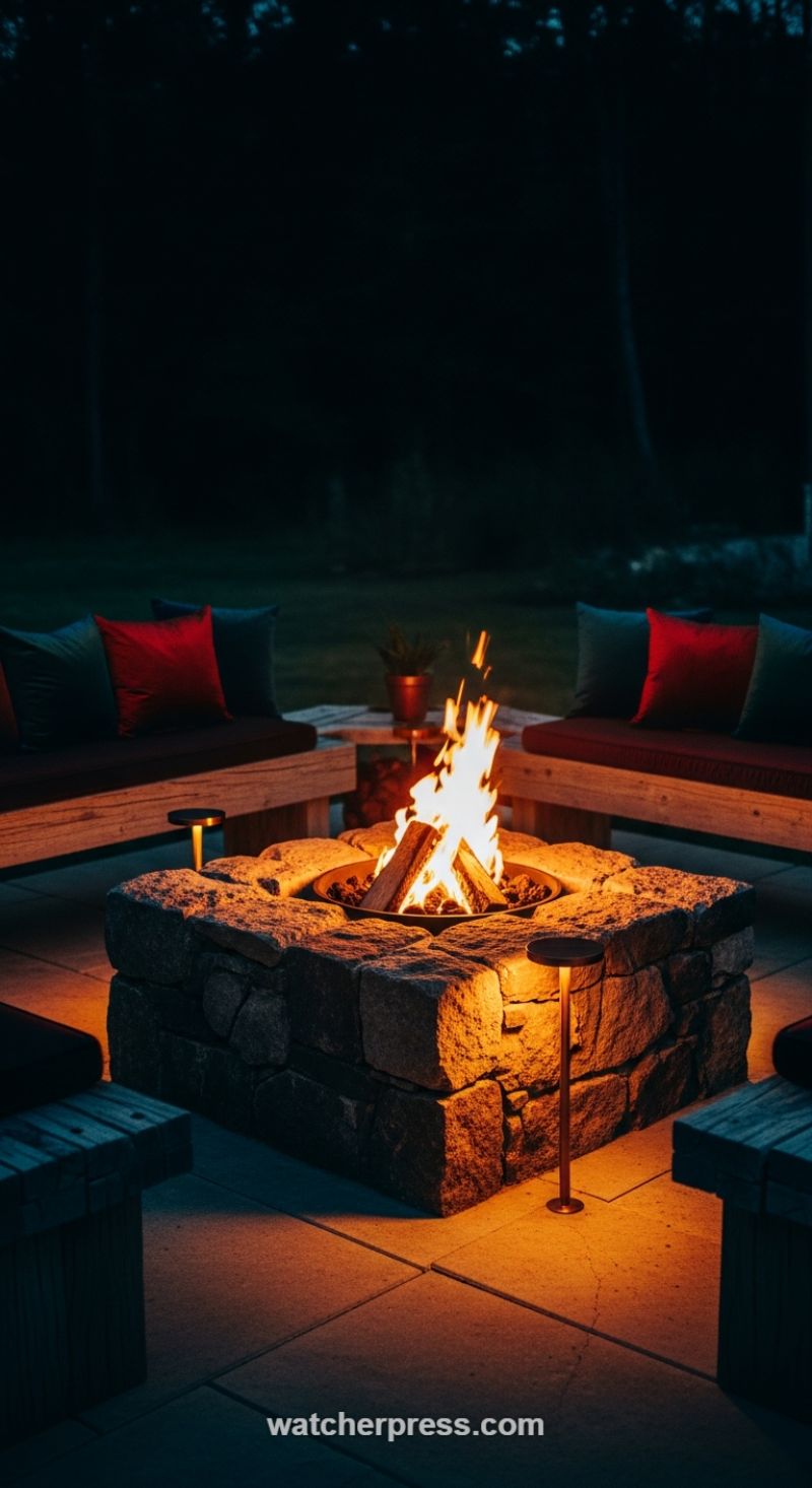 Creating Drama with Stone Texture and Fiery Color Accents