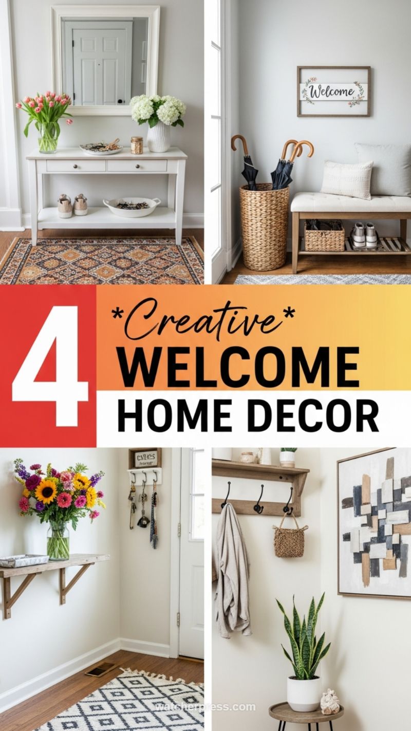 Creative Welcome Home Decor: Timeless Entryways