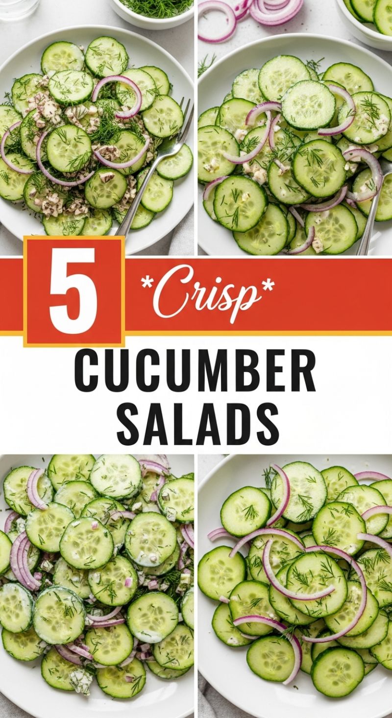 Crisp & Refreshing Cucumber Salads