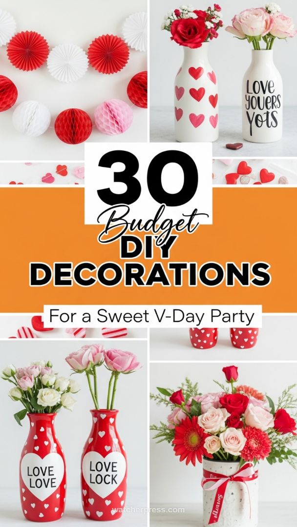 Customizable DIY Centerpieces and Garlands for a High-End Romantic Party