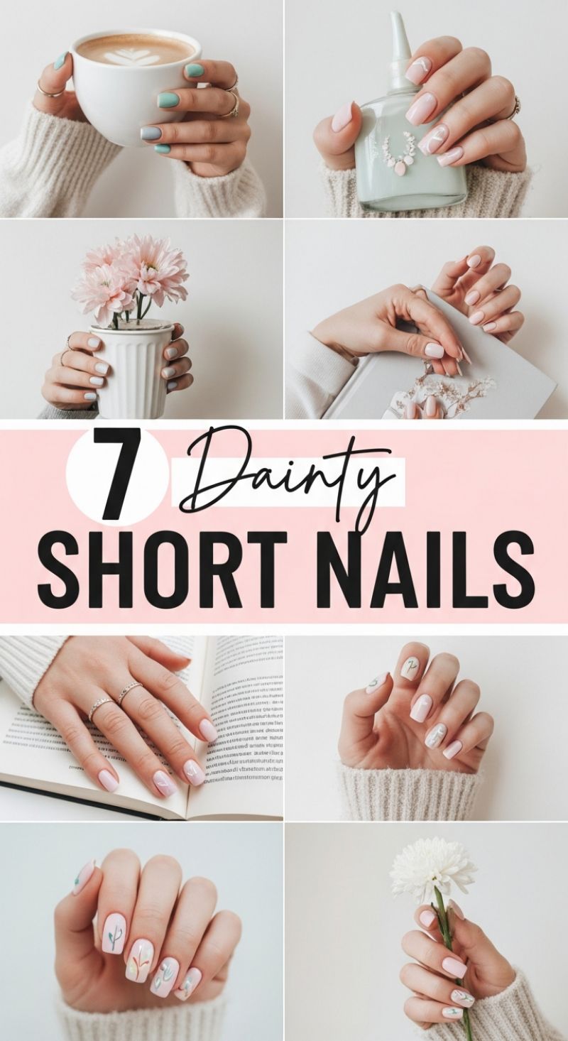 Dainty & Minimalist: Short Nail Art Designs for a Refined Look
