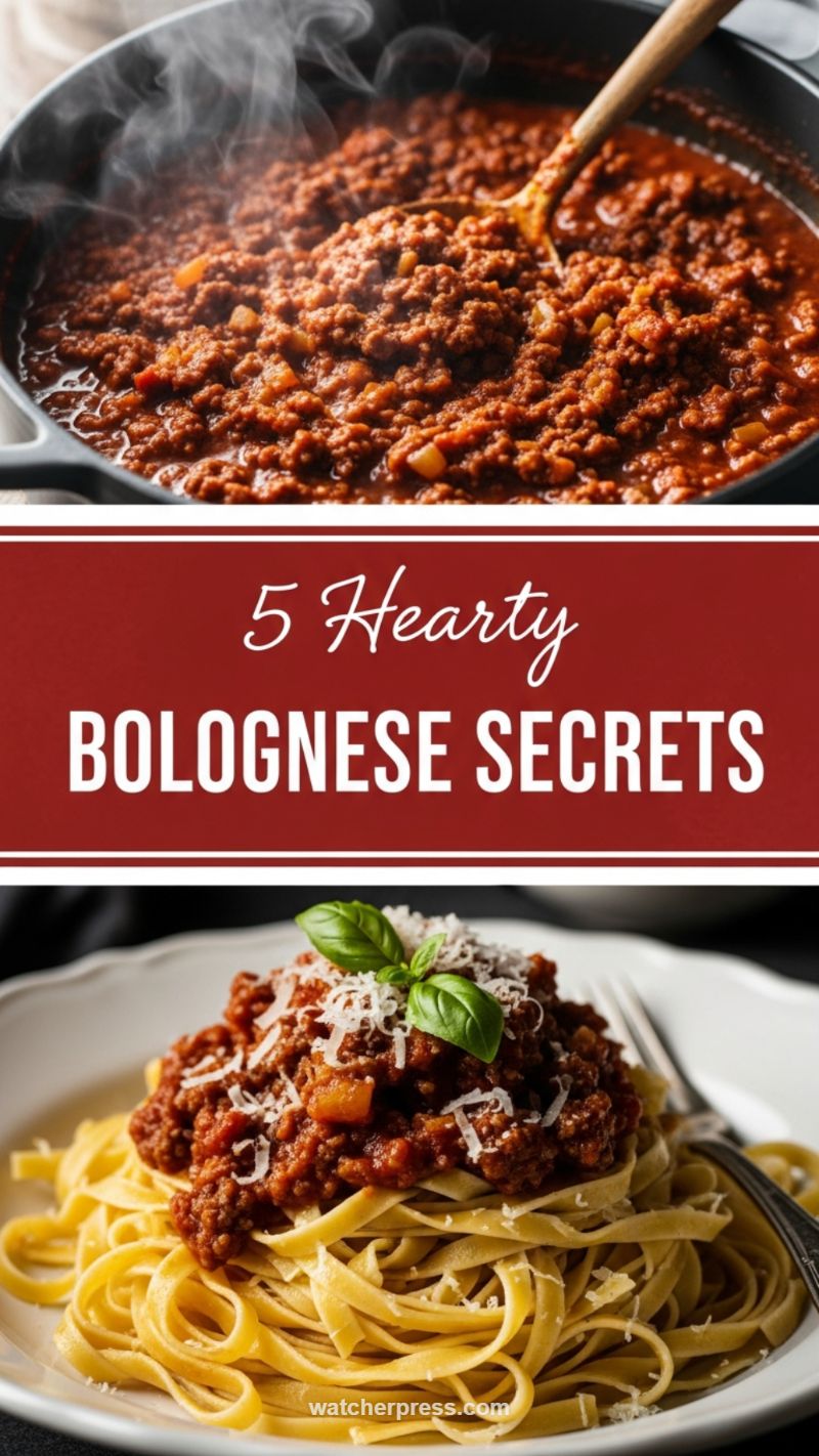Deep Flavor Development: 5 Secrets to Hearty Bolognese