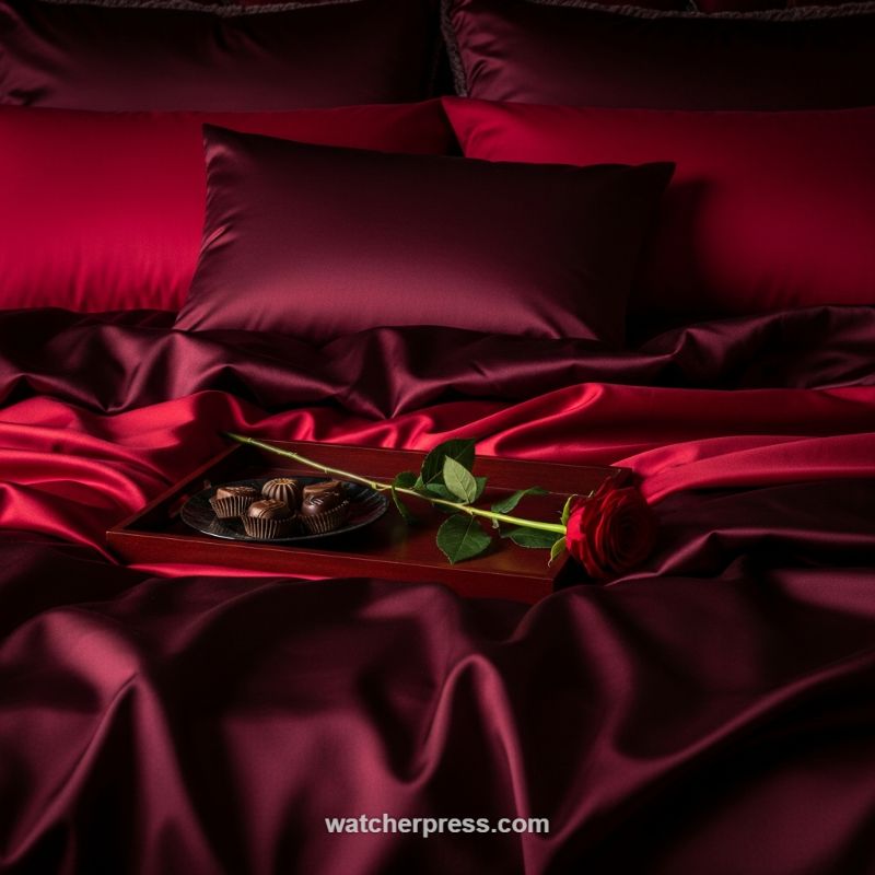 Deep Romance: Transitioning Your Bedroom Decor with Jewel-Toned Silk