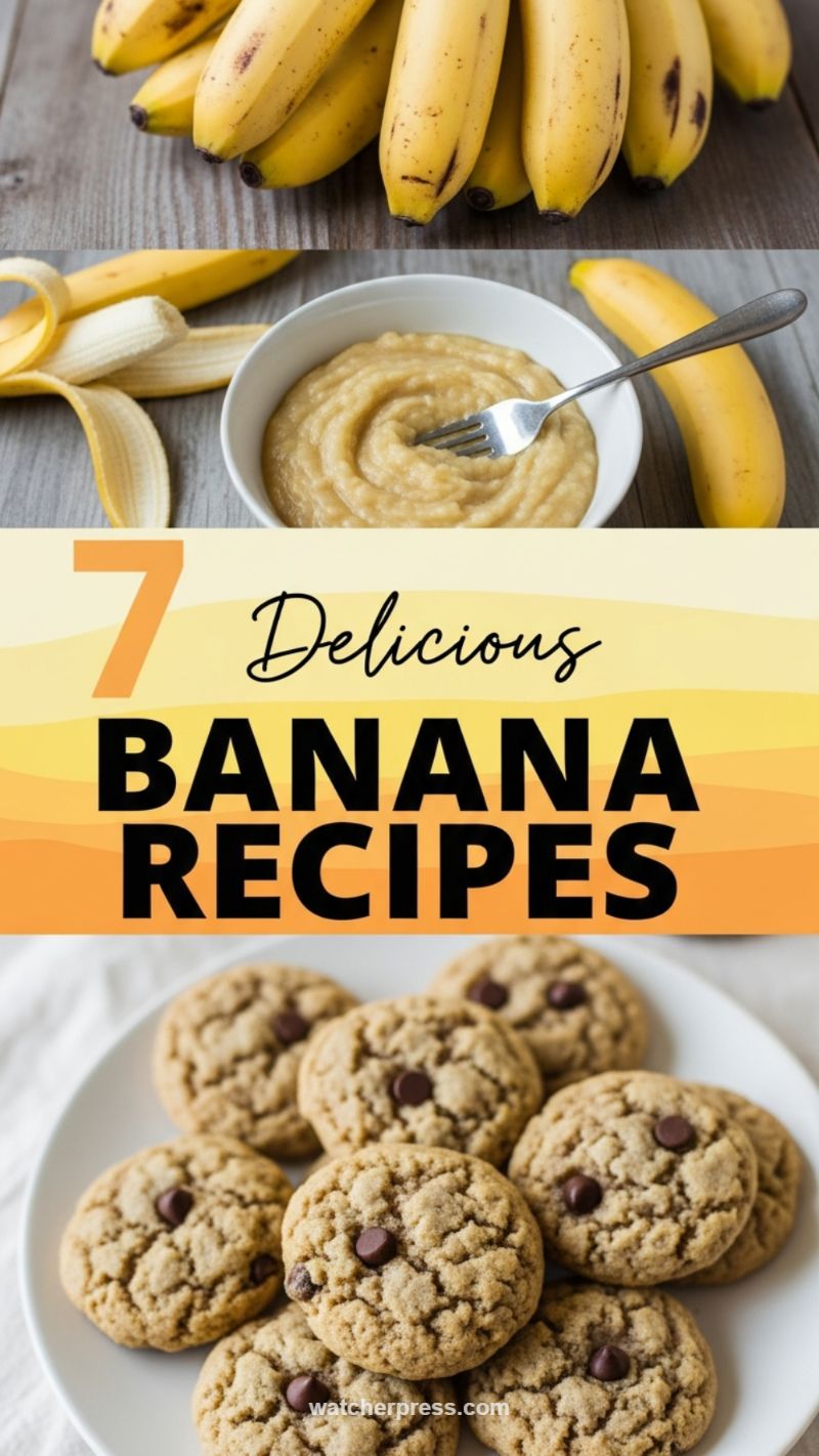 Delicious Ripe Banana Chocolate Chip Cookies