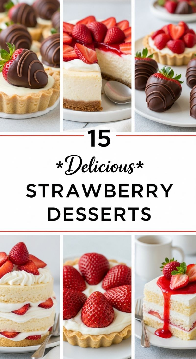 Delicious Strawberry Dessert Delights