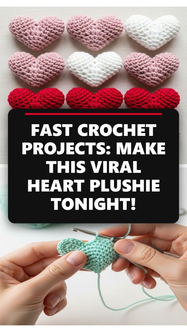 Designer-Look Crocheted Heart Charms (Ready in Under an Hour)