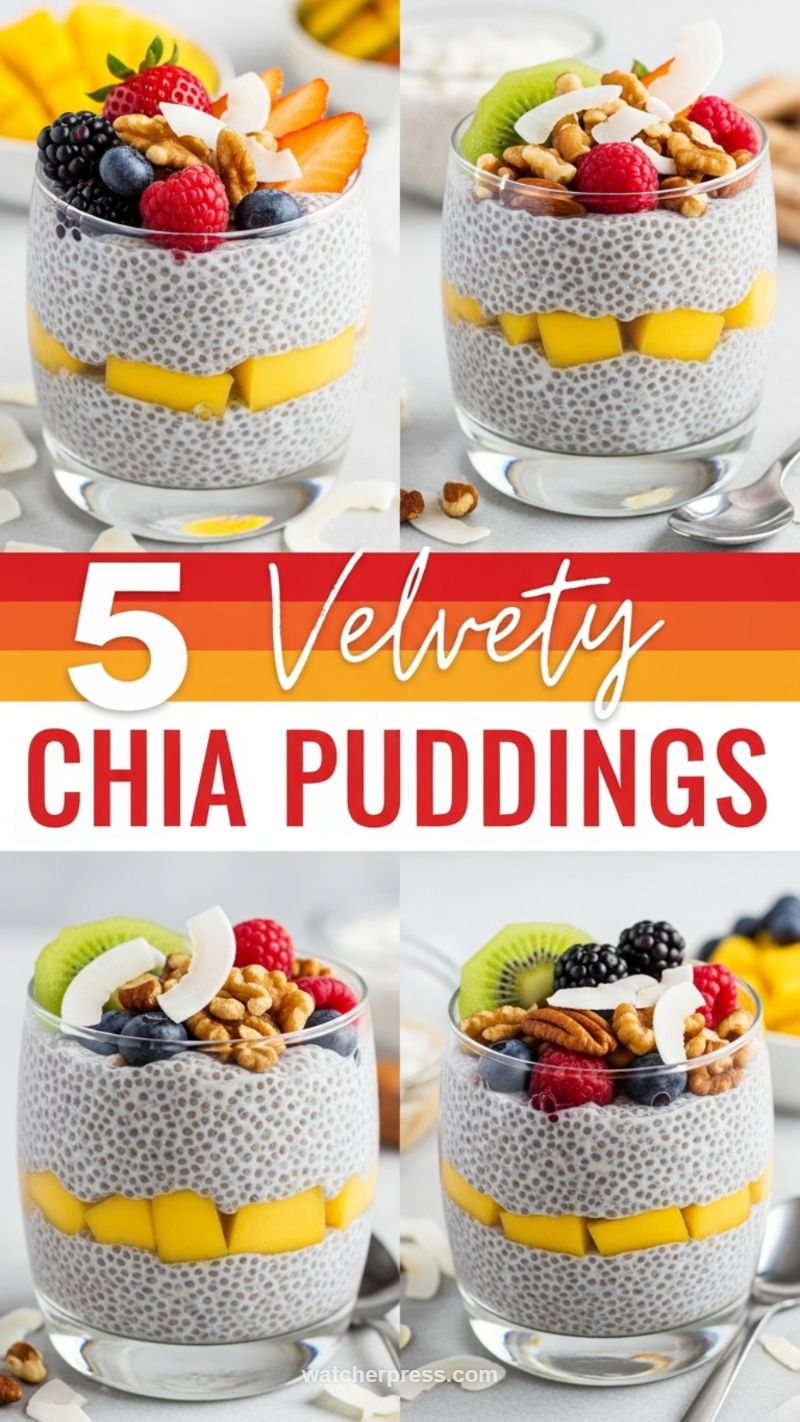 Dessert for Breakfast: 5 Velvety Chia Pudding Recipes