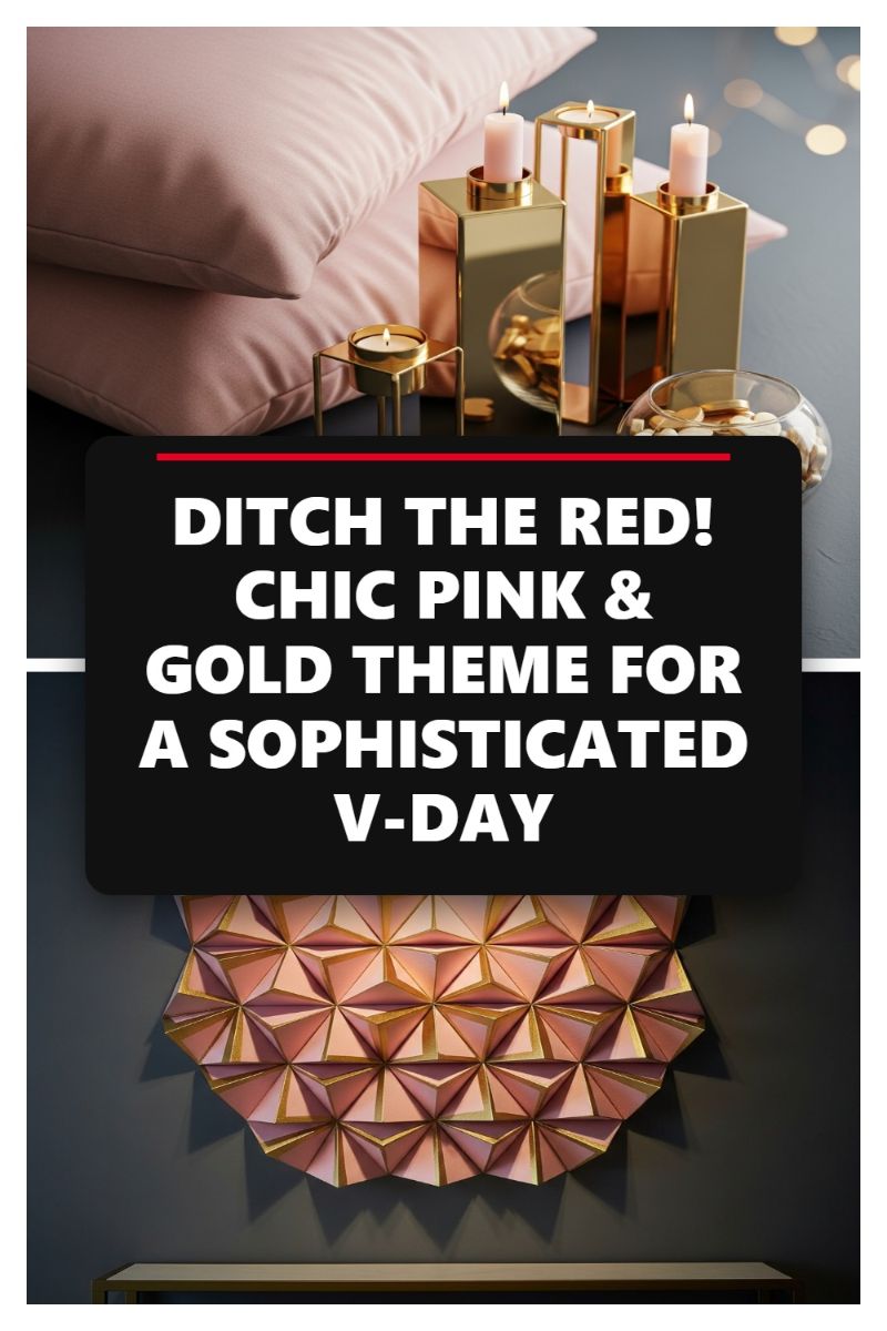 DITCH THE RED! CHIC PINK & GOLD THEME FOR A SOPHISTICATED V-DAY