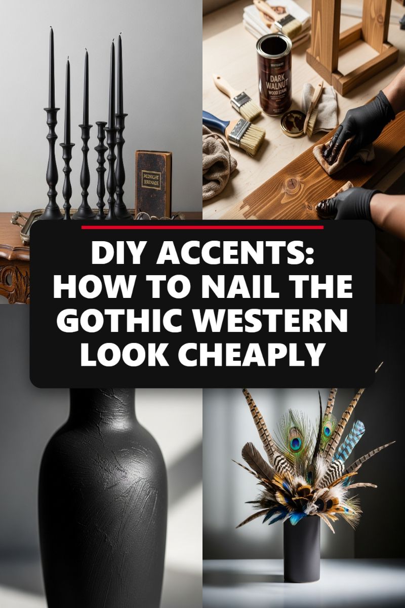 DIY ACCENTS: HOW TO NAIL THE GOTHIC WESTERN LOOK CHEAPLY