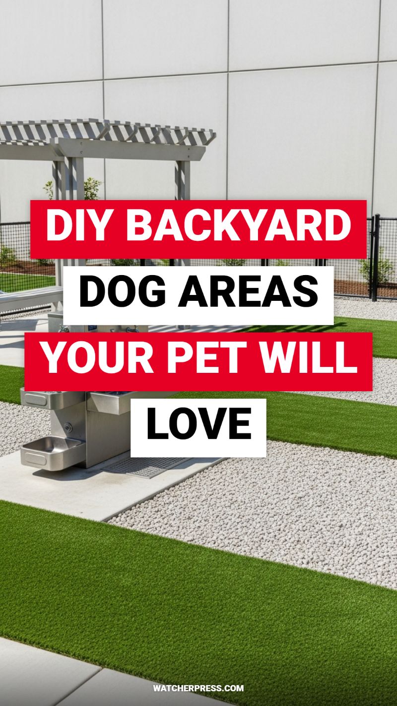 DIY Backyard Dog Areas Your Pet Will Love