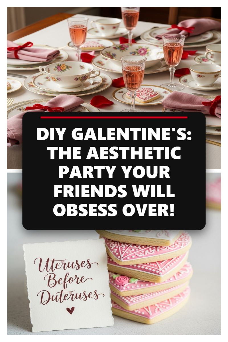 DIY GALENTINE'S: THE AESTHETIC PARTY YOUR FRIENDS WILL OBSESS OVER!