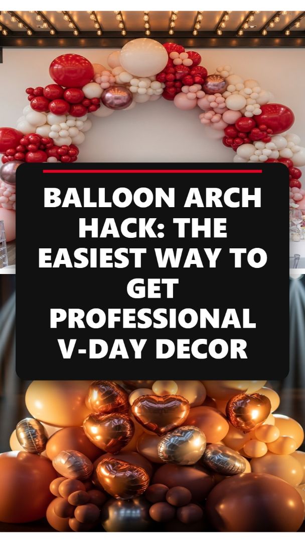 DIY Organic Balloon Garland: The $5 Secret to High-End Valentine's Day Decor
