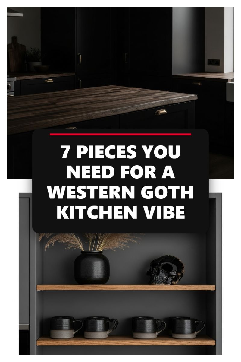 DIY Secrets for a Western Goth Kitchen Vibe