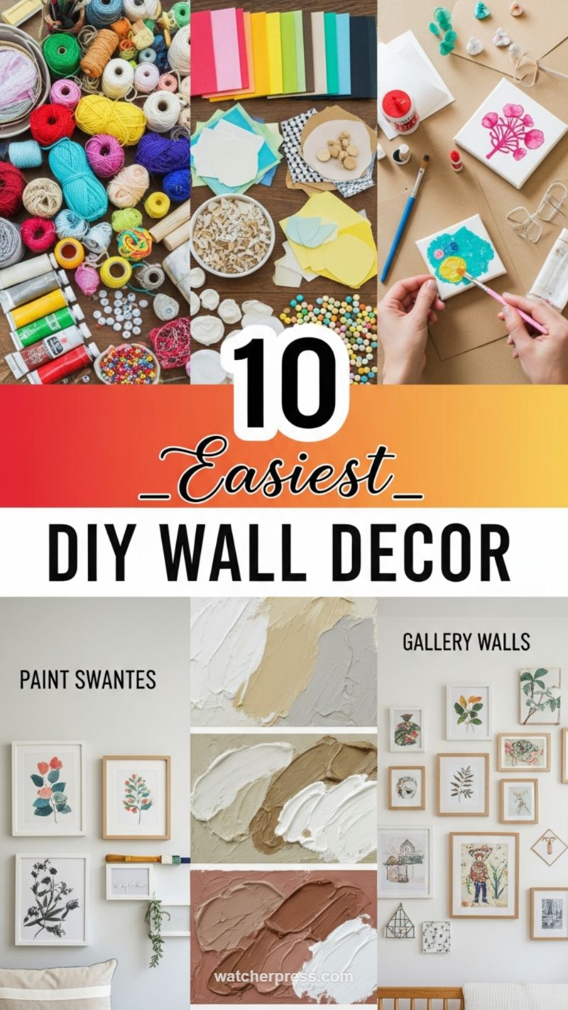 DIY Texture Magic: Creating Expensive-Looking Wall Finishes