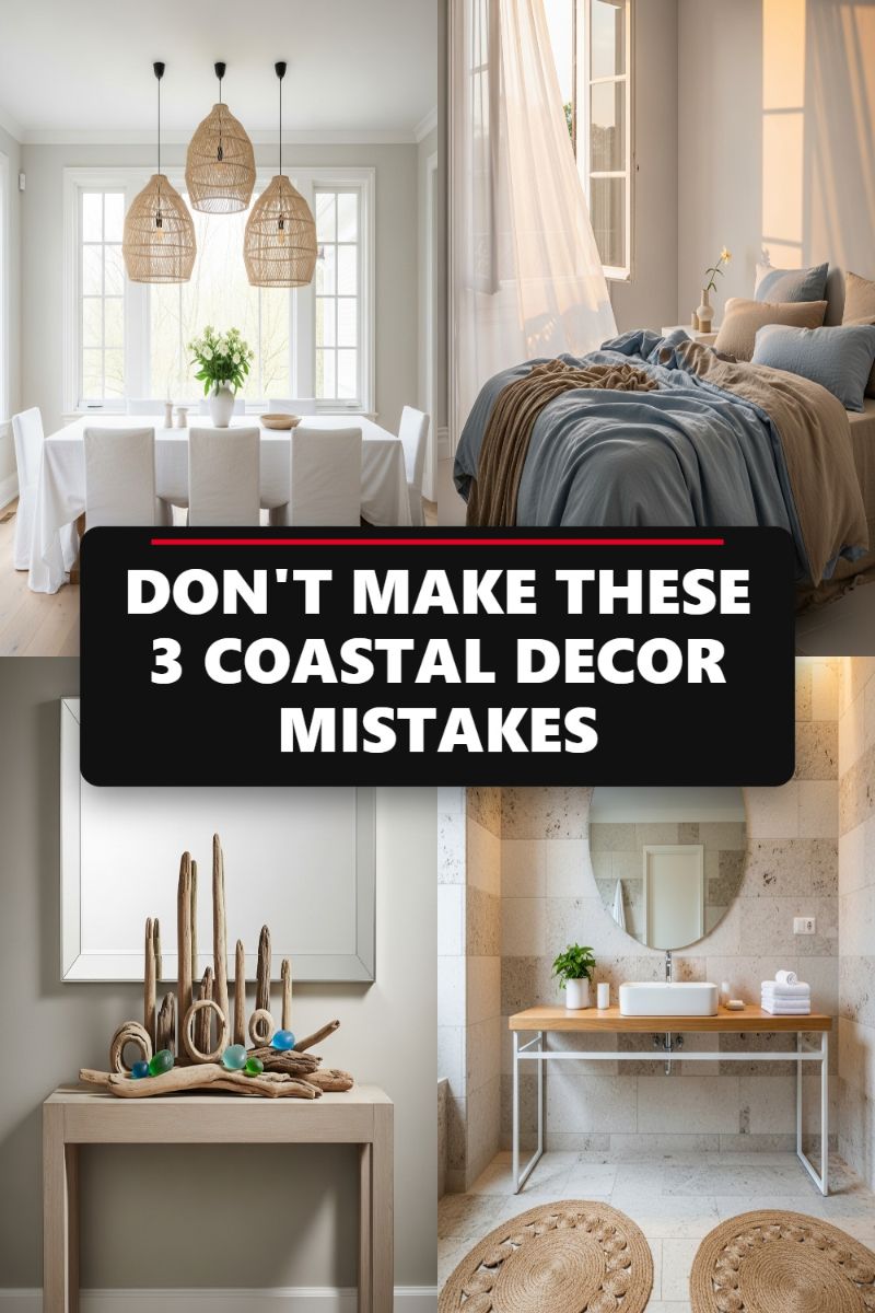 DON'T MAKE THESE 3 COASTAL DECOR MISTAKES