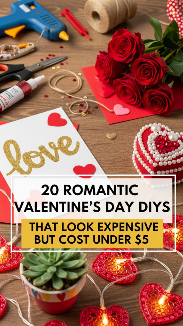 20 Romantic Valentine's Day DIYs That Look Expensive But Cost Under $5