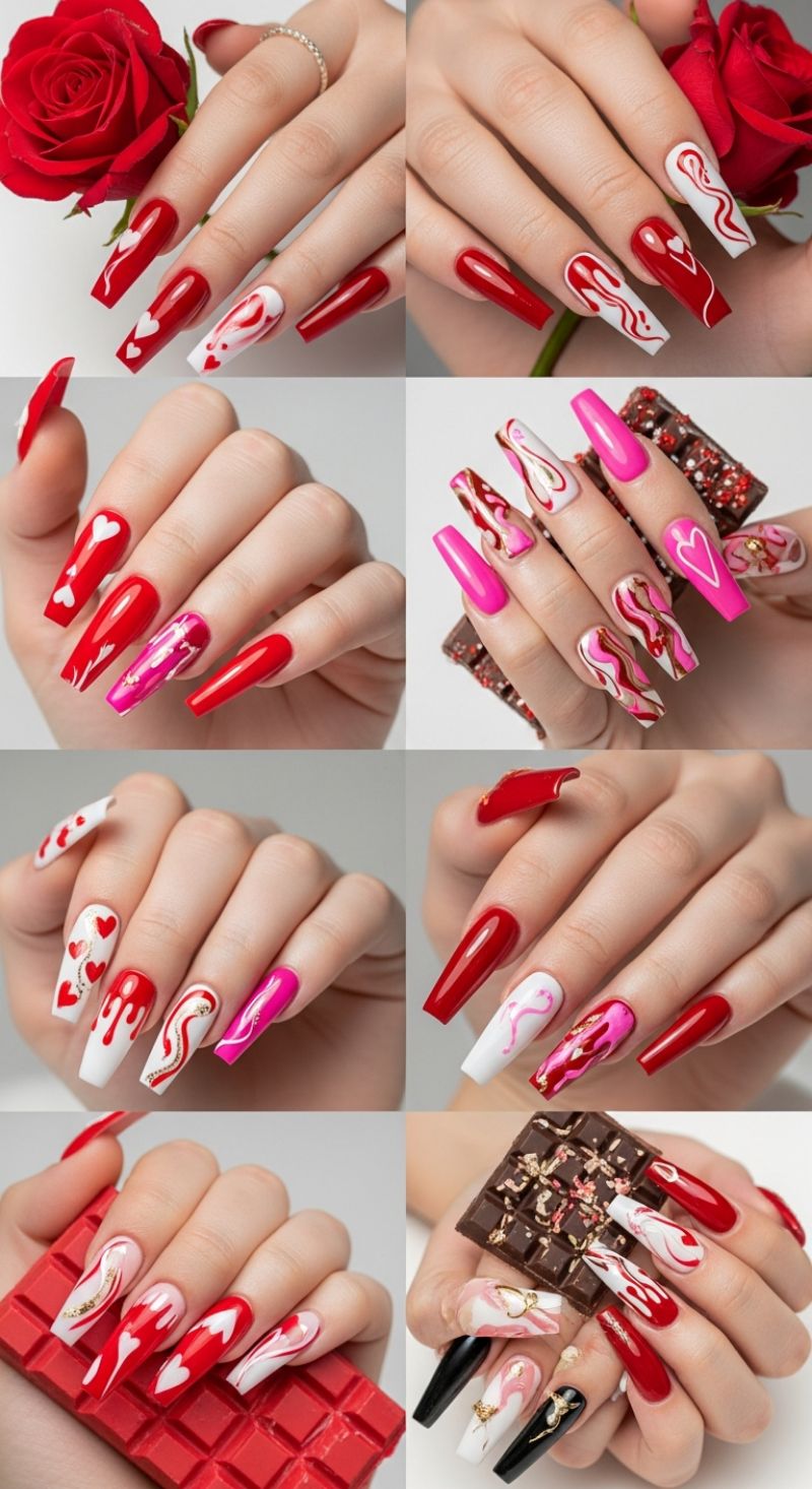 Dramatic Dripping Hearts and Luxurious Marble Swirls