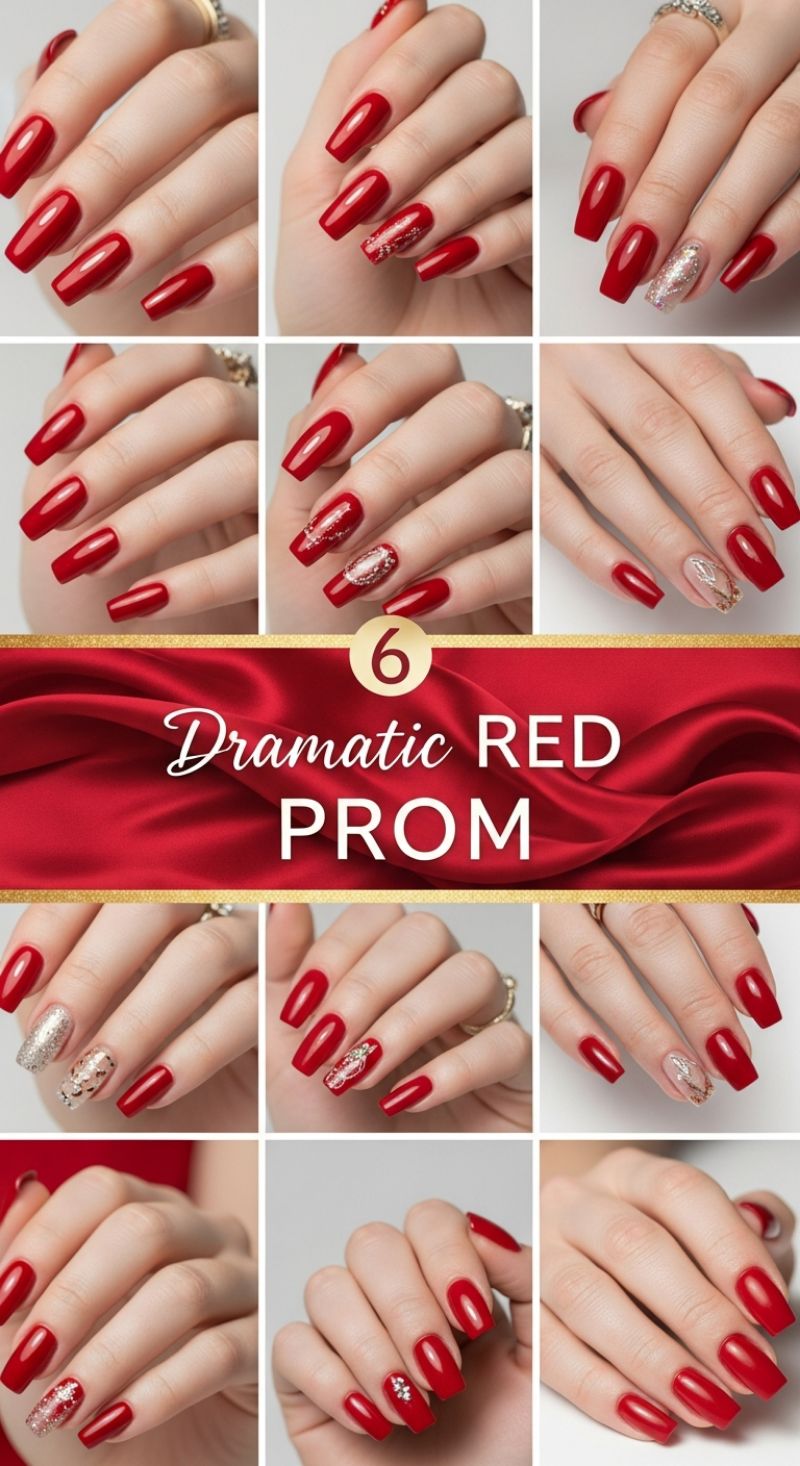 Dramatic Red Designs for a Romantic Valentine's Look