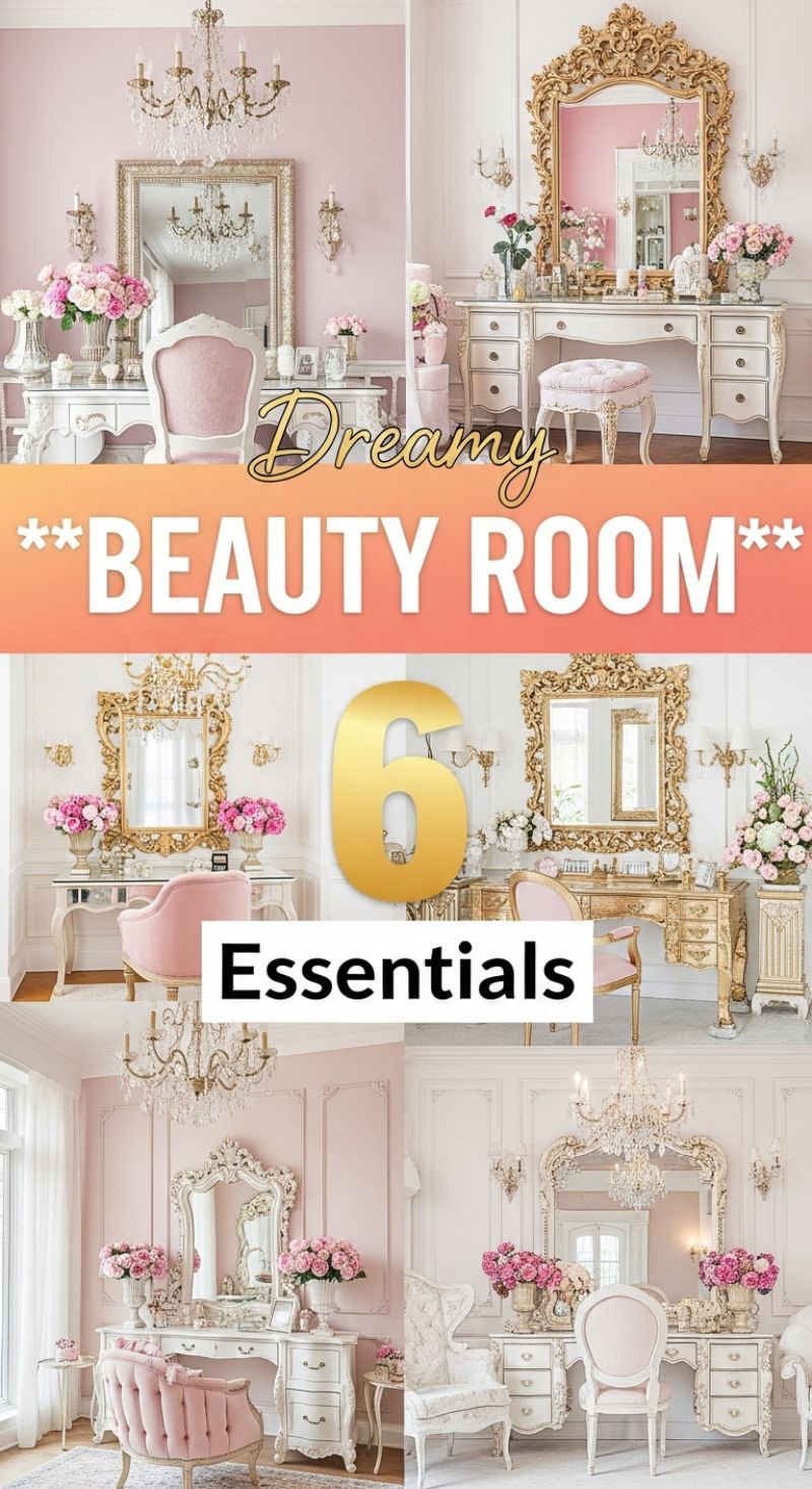 Dreamy Beauty Room: 6 Essentials for an Opulent Vanity Space