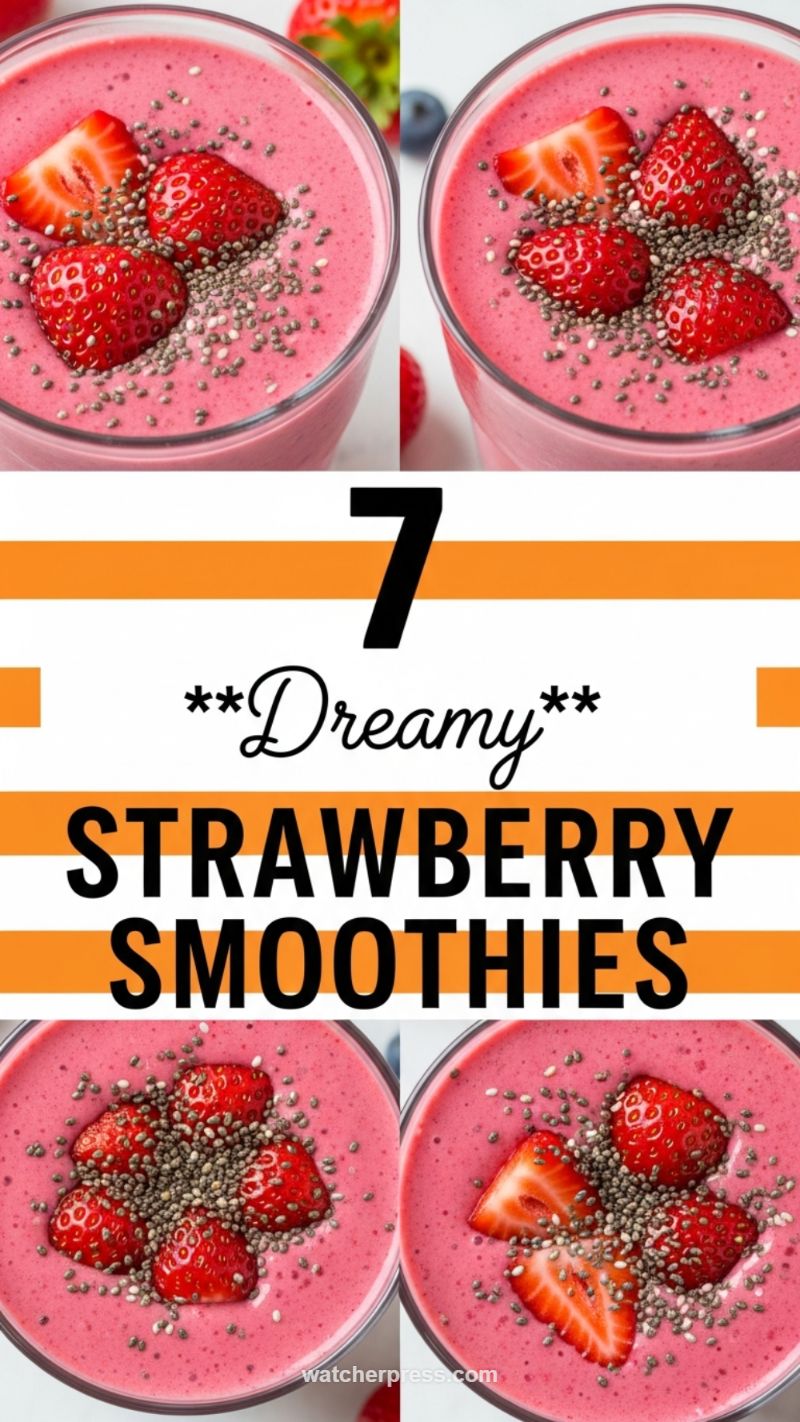 Dreamy & Delicious: High-Protein Strawberry Smoothies